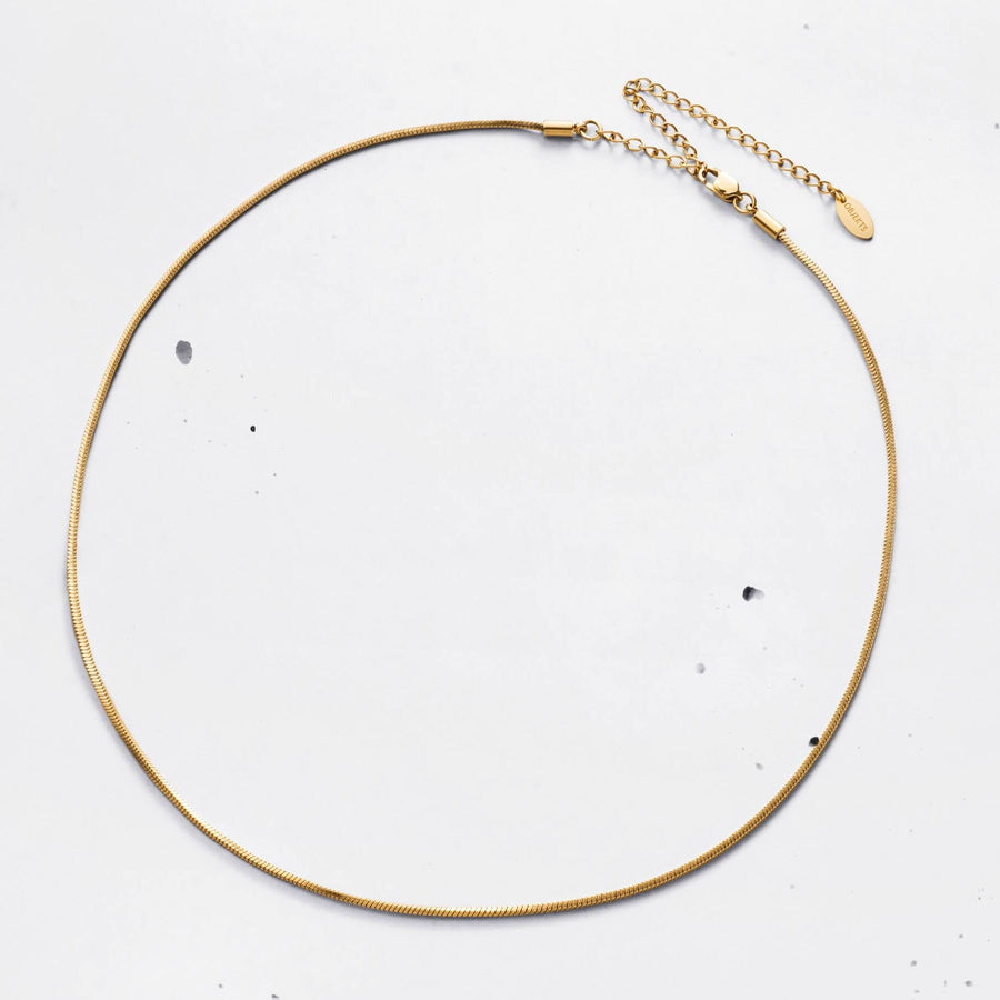 Pyramiden-Schlangenkette Halskette (2 mm) JW