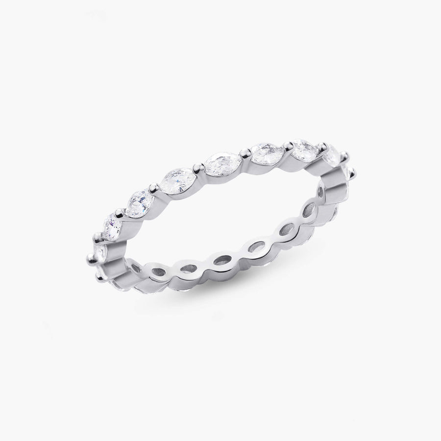 Petite Side Marquise Band JW