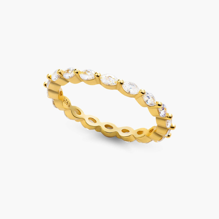 Petite Side Marquise Band JW