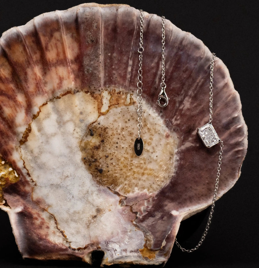 East West Radiant Pendant Necklace