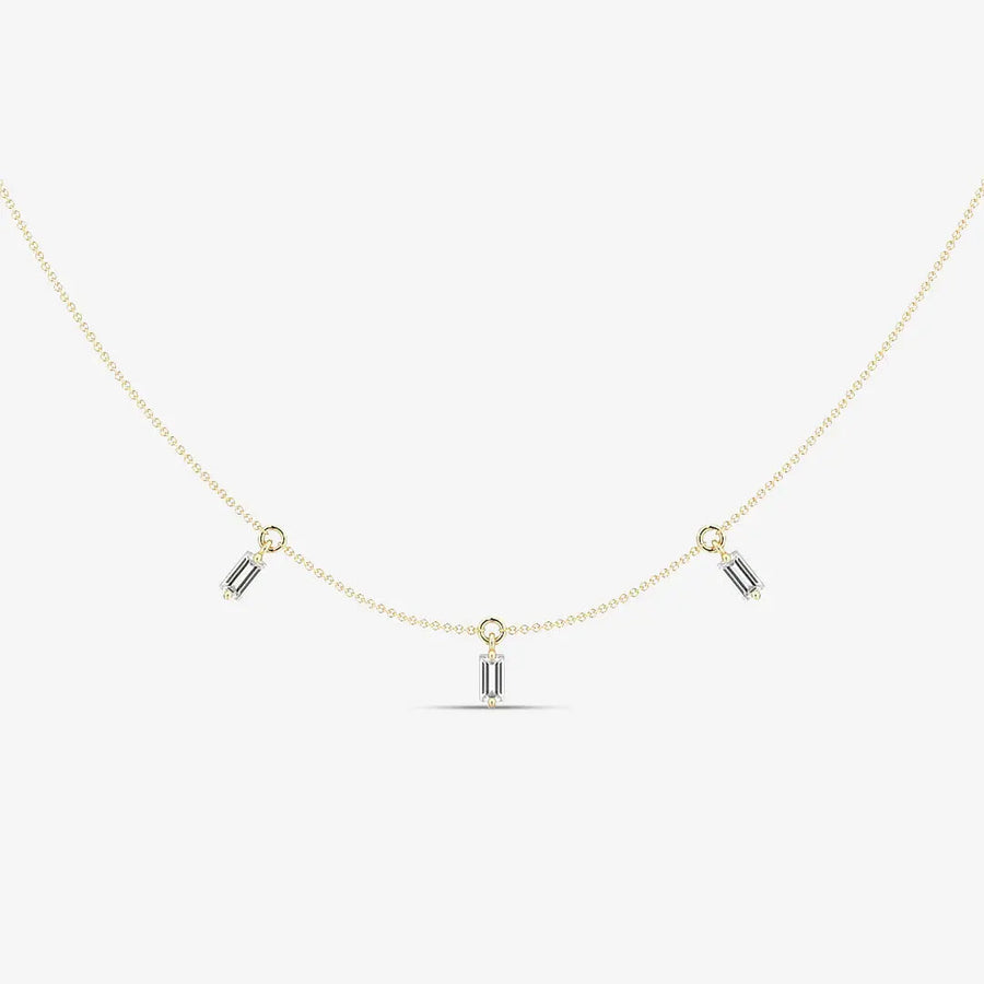 Serenity-Halskette 925 Sterling Silver, 18K Gold