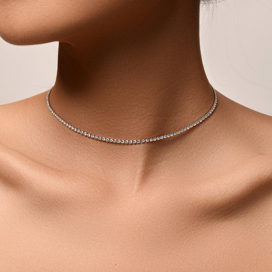 Linea Kristall Choker (2mm)
