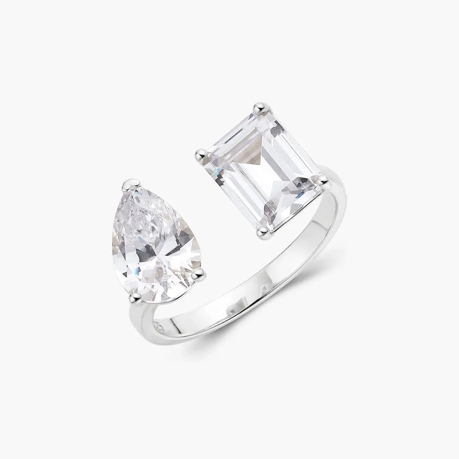 Emerald X Pear Open Ring Objkts