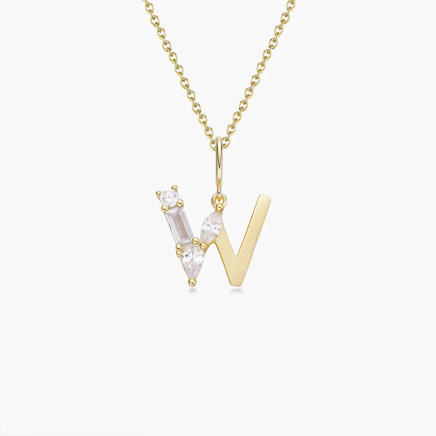 Initial-Halskette | Gold JW