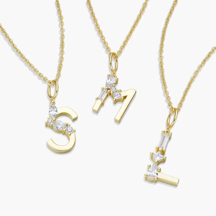 Initial-Halskette | Gold