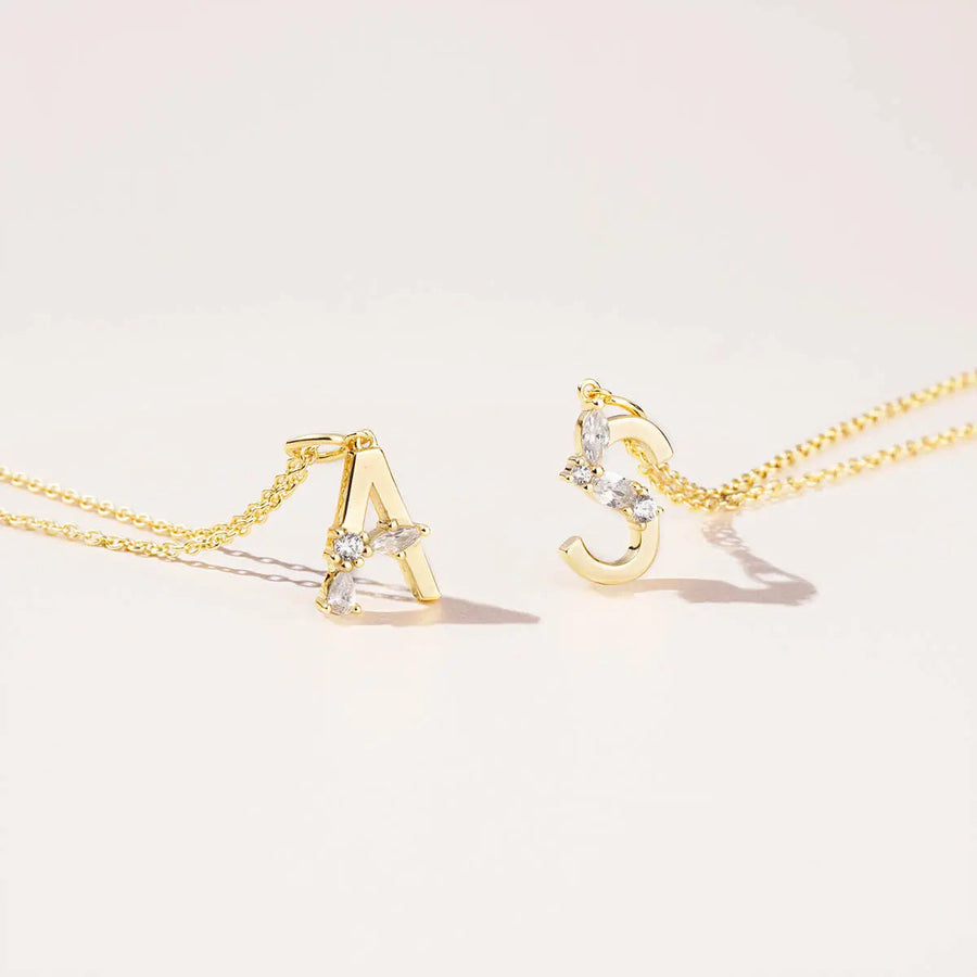 Initial-Halskette | Gold