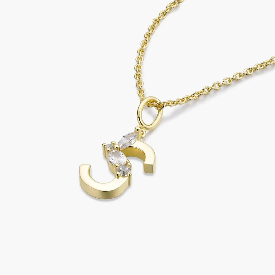 Initial-Halskette | Gold