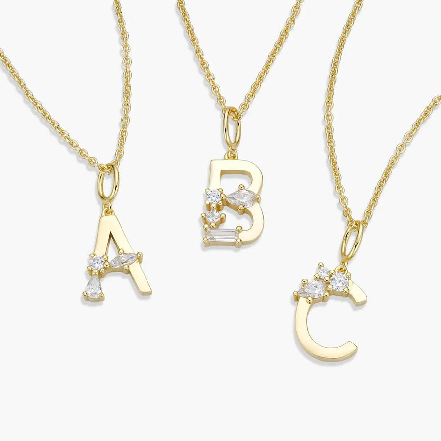 Initial-Halskette | Gold
