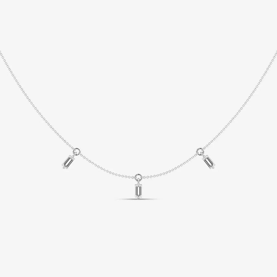 Serenity-Halskette 925 Sterling Silver, 18K Gold