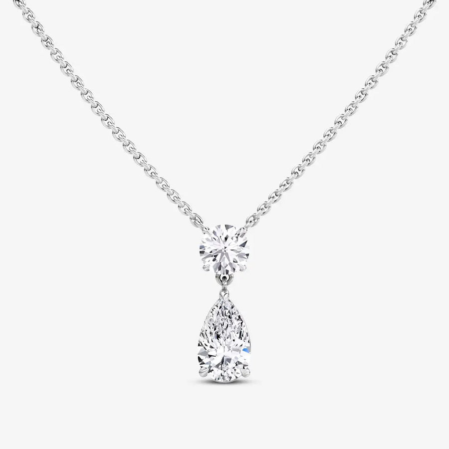 Adorée Halskette 925 Sterling Silver, 18K Gold