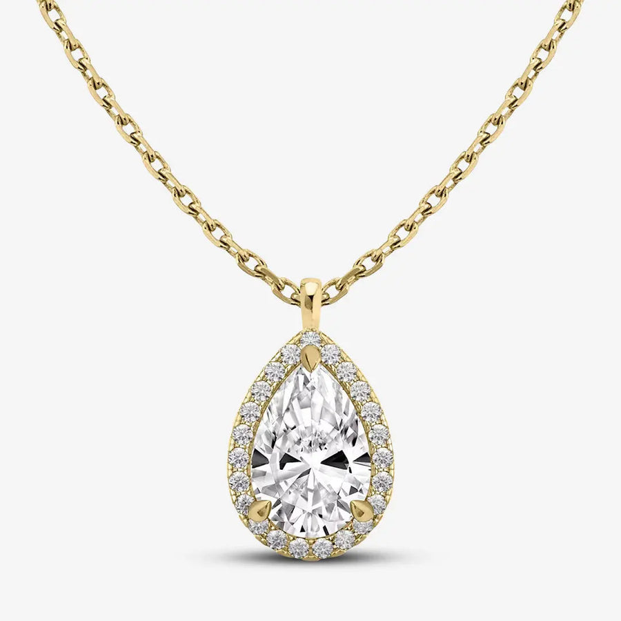 Pearl Classic Halskette 925 Sterling Silver, 18K Gold