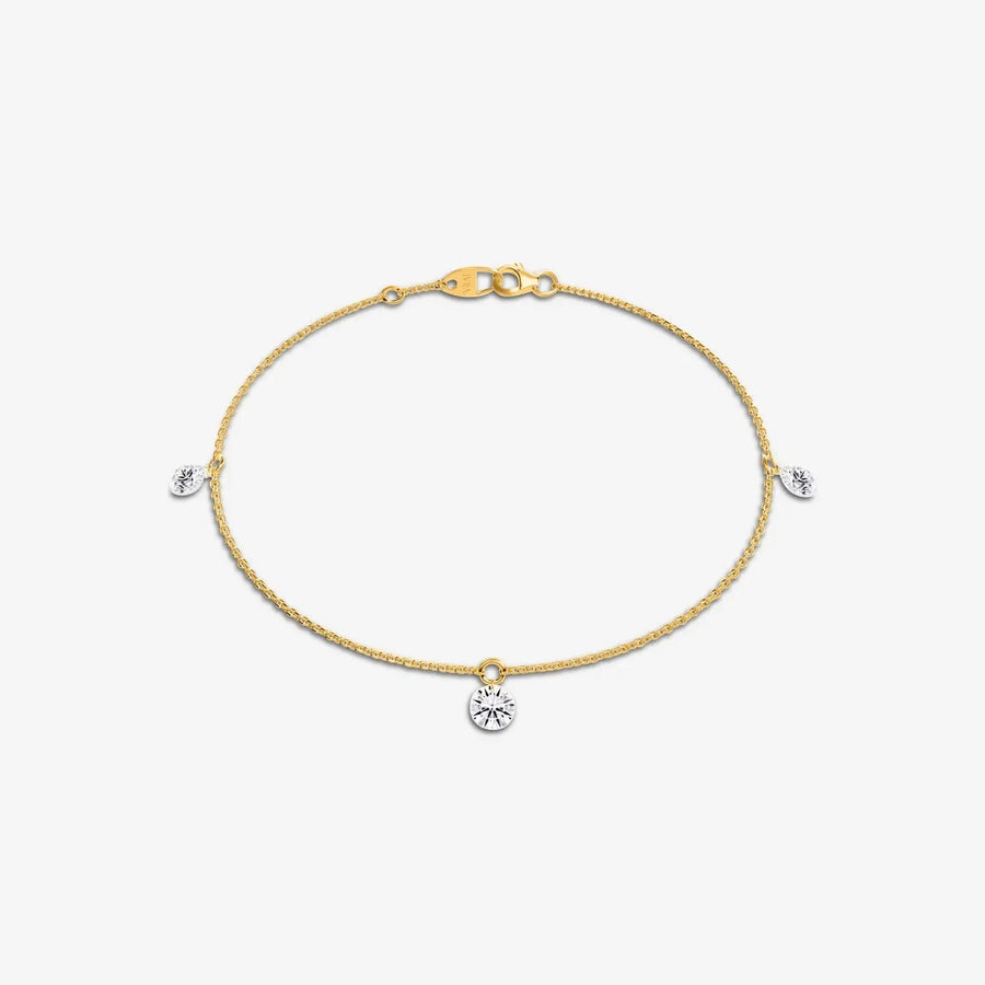Ethereale Armband 925 Sterling Silver, 18K Gold