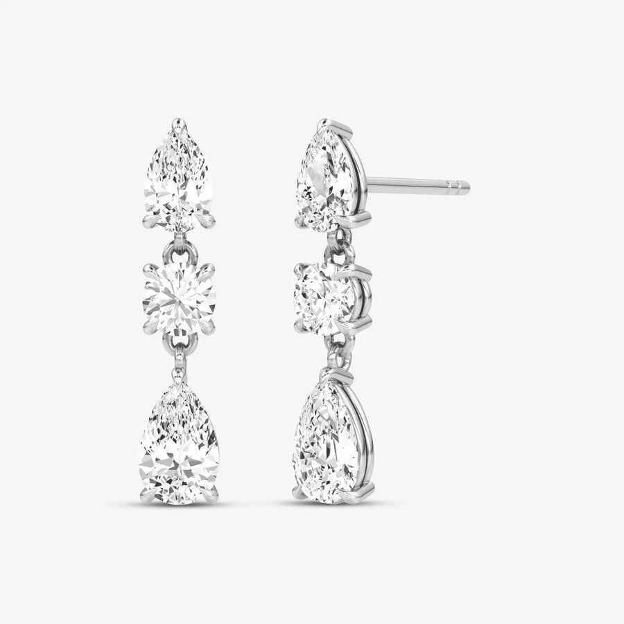 Lyanna Ohrringe 925 Sterling Silver, 18K Gold