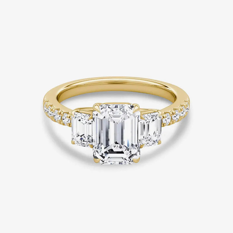 Caelia Klassischer Ring 925 Sterling Silver, 18K Gold