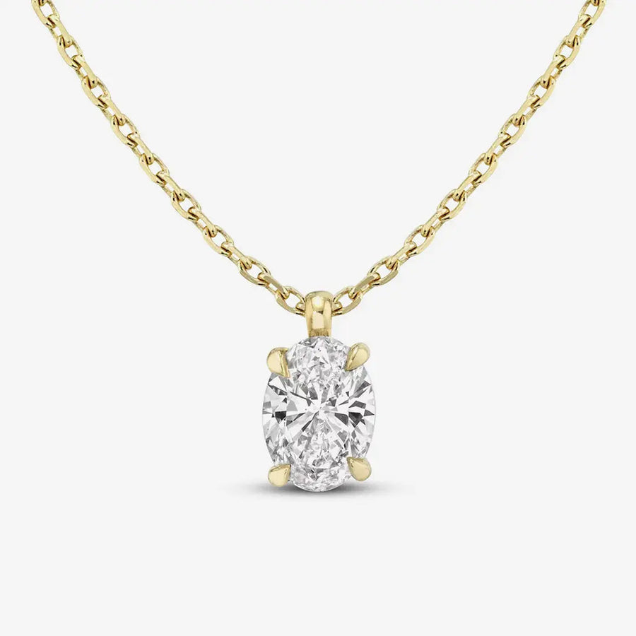 Claude Halskette 925 Sterling Silver, 18K Gold