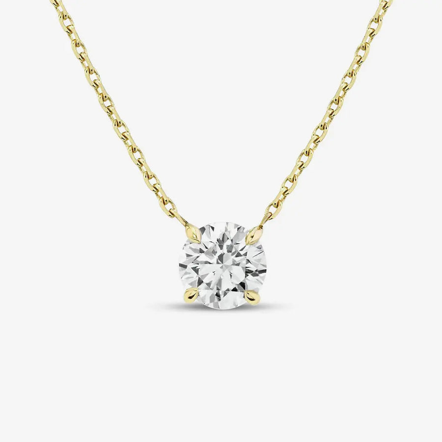 Eliane Halskette 925 Sterling Silver, 18K Gold
