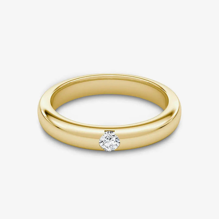 Estelle Ring 925 Sterling Silver, 18K Gold