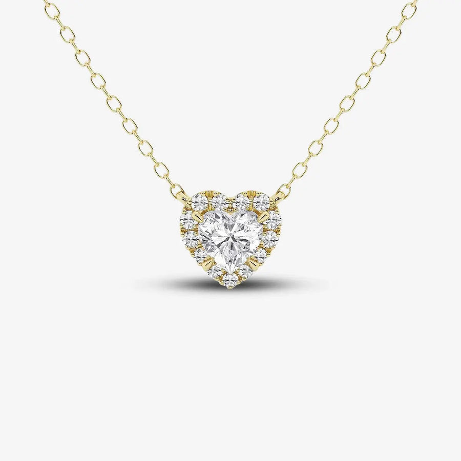 Liebe Halskette 925 Sterling Silver, 18K Gold