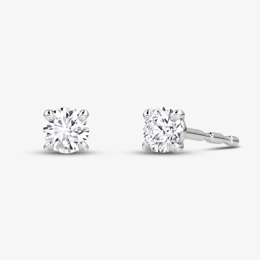 Luxe Ohrstecker 925 Sterling Silver, 18K Gold