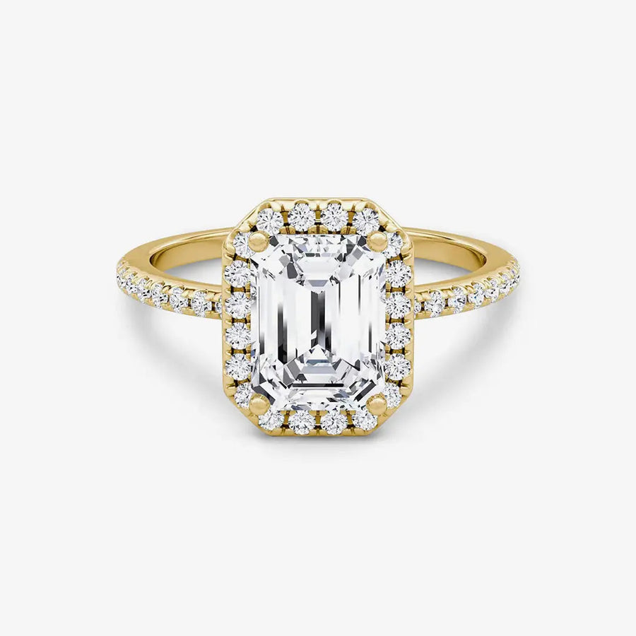 Prinzessin-Ring 925 Sterling Silver, 18K Gold