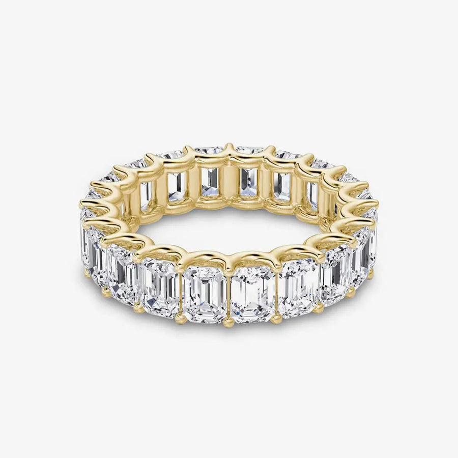 Serenity-Ring 925 Sterling Silver, 18K Gold