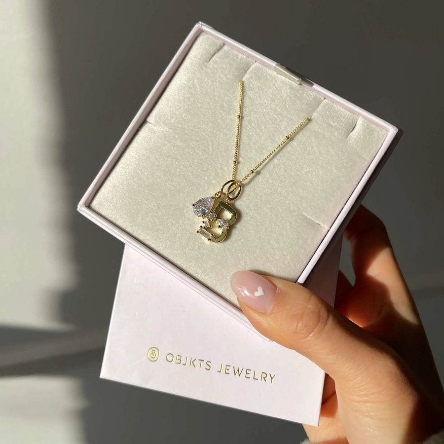 Initial-Halskette | Gold