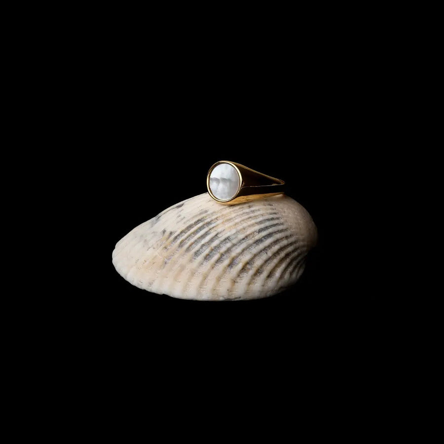 Perlmutt Ring