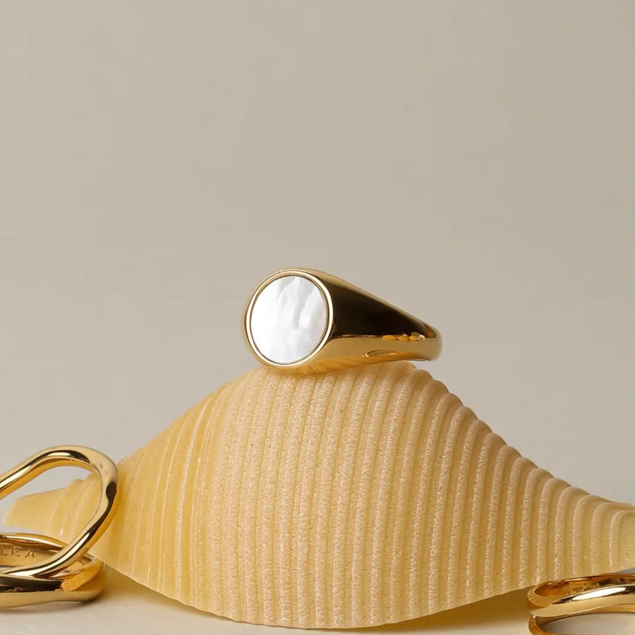 Perlmutt Ring