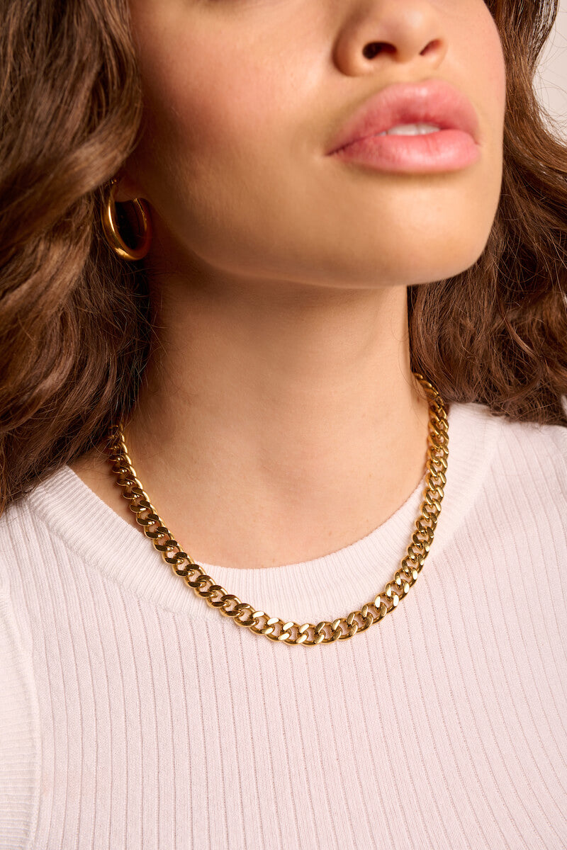 Kettenanschlag T-Stab Choker Halskette
