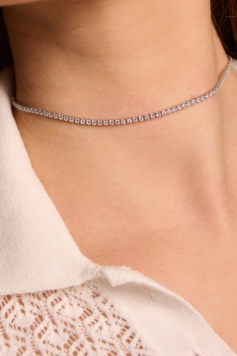 Linea Kristall Choker (2mm)