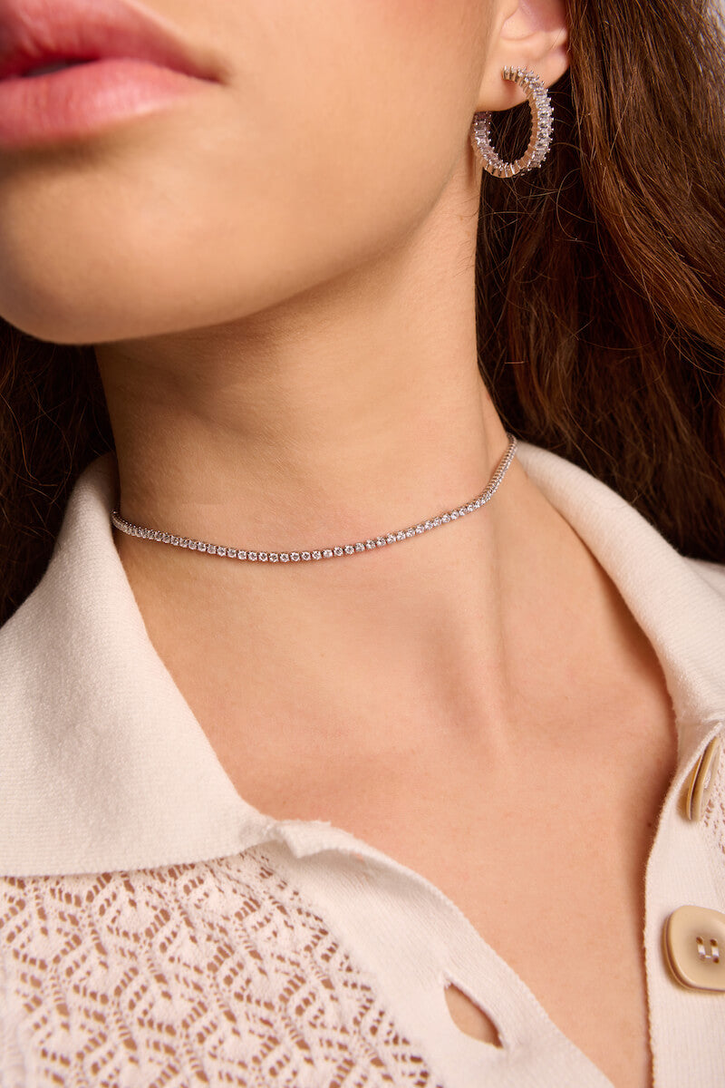 Linea Kristall Choker (2mm)