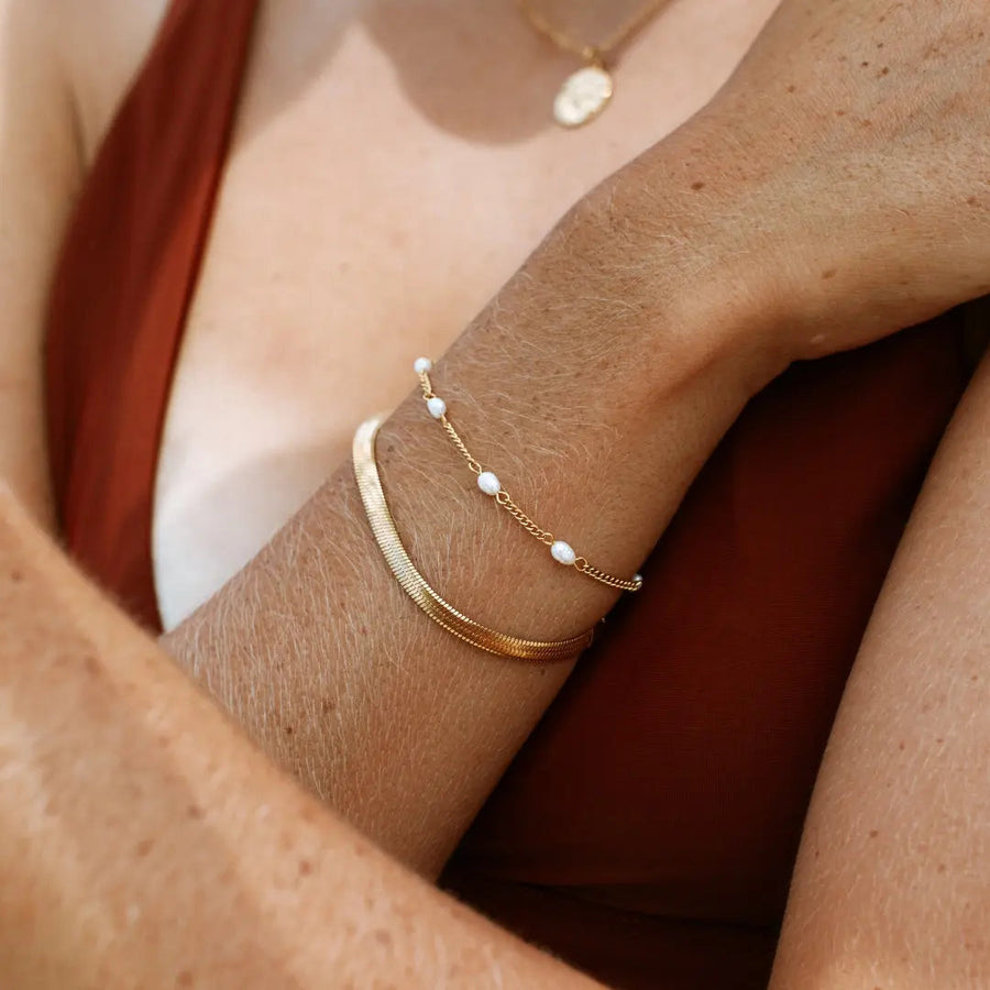 Lovina" Süßwasser-Perlenarmband