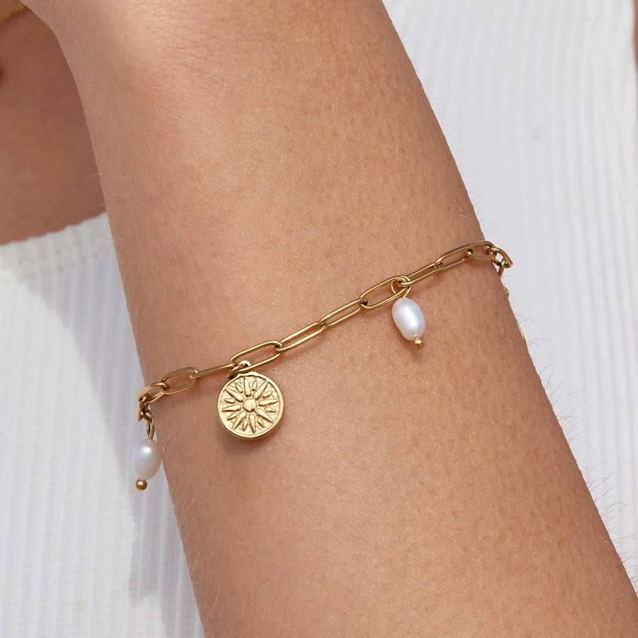Goldener Sonnenarmband