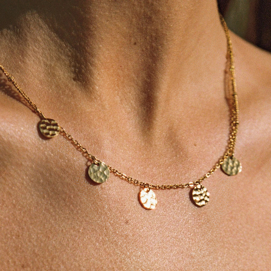 Sonnenmünzen Choker