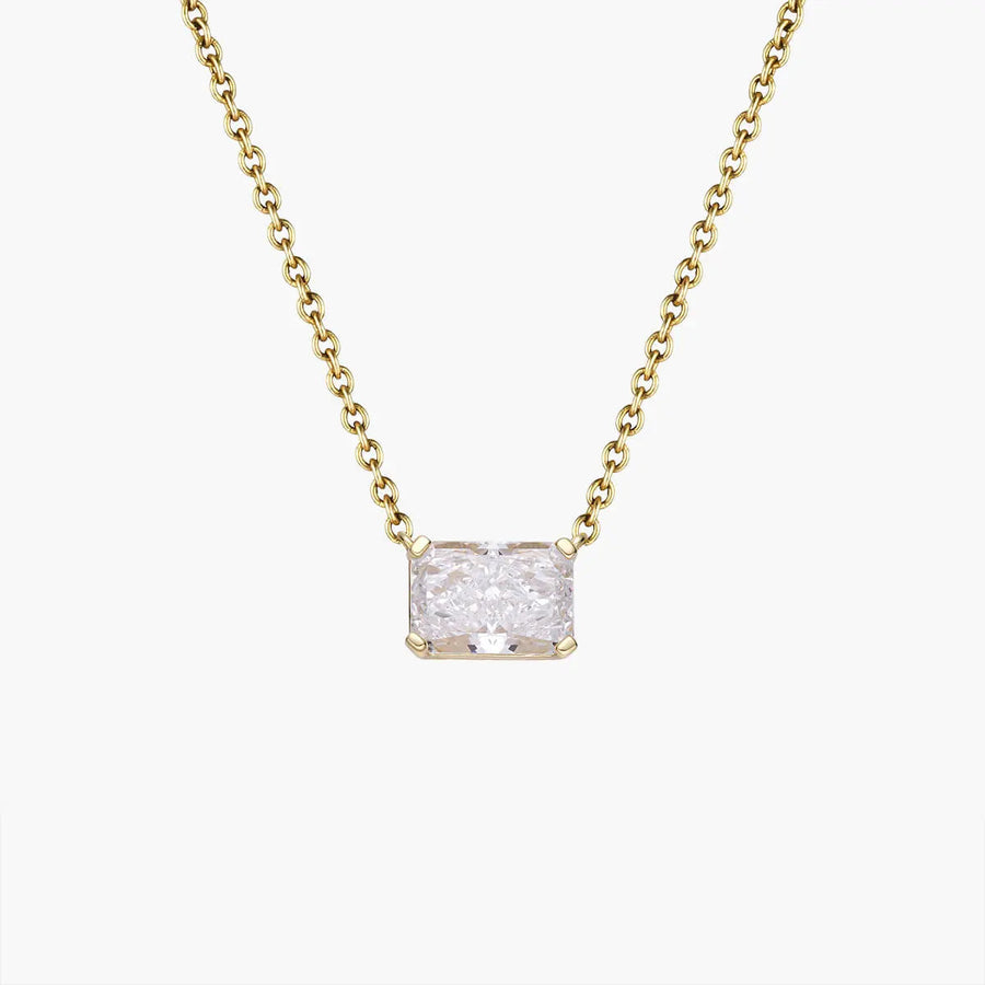 East West Radiant Pendant Necklace JW
