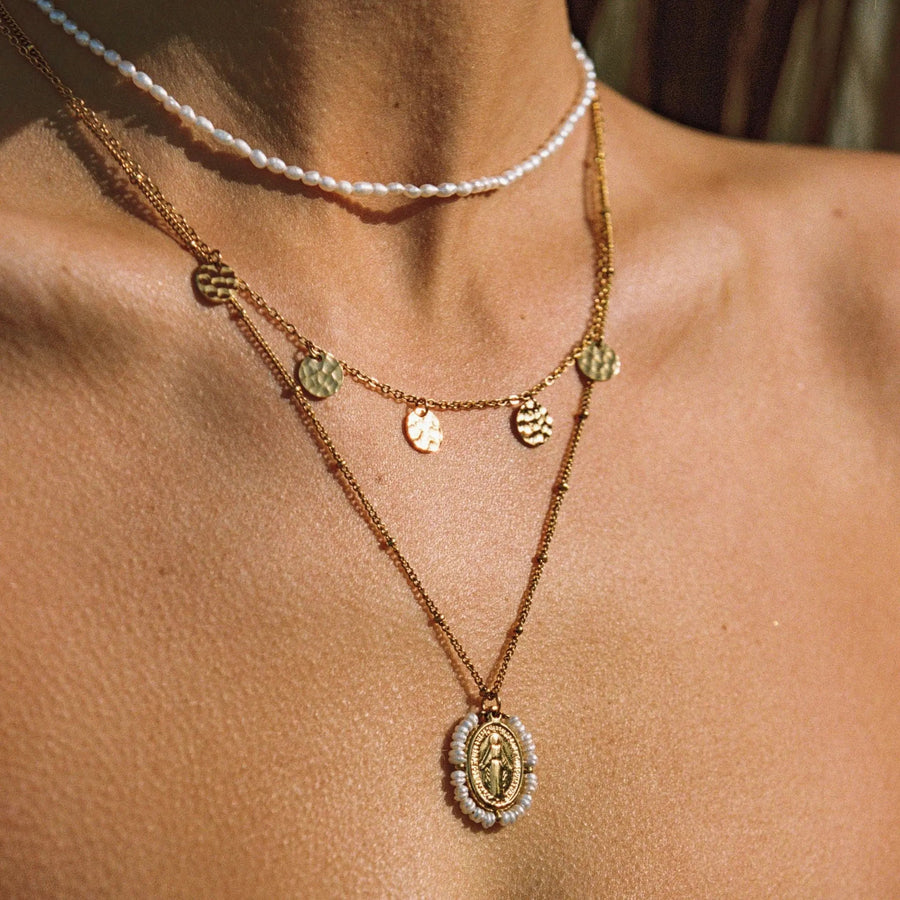 Sonnenmünzen Choker
