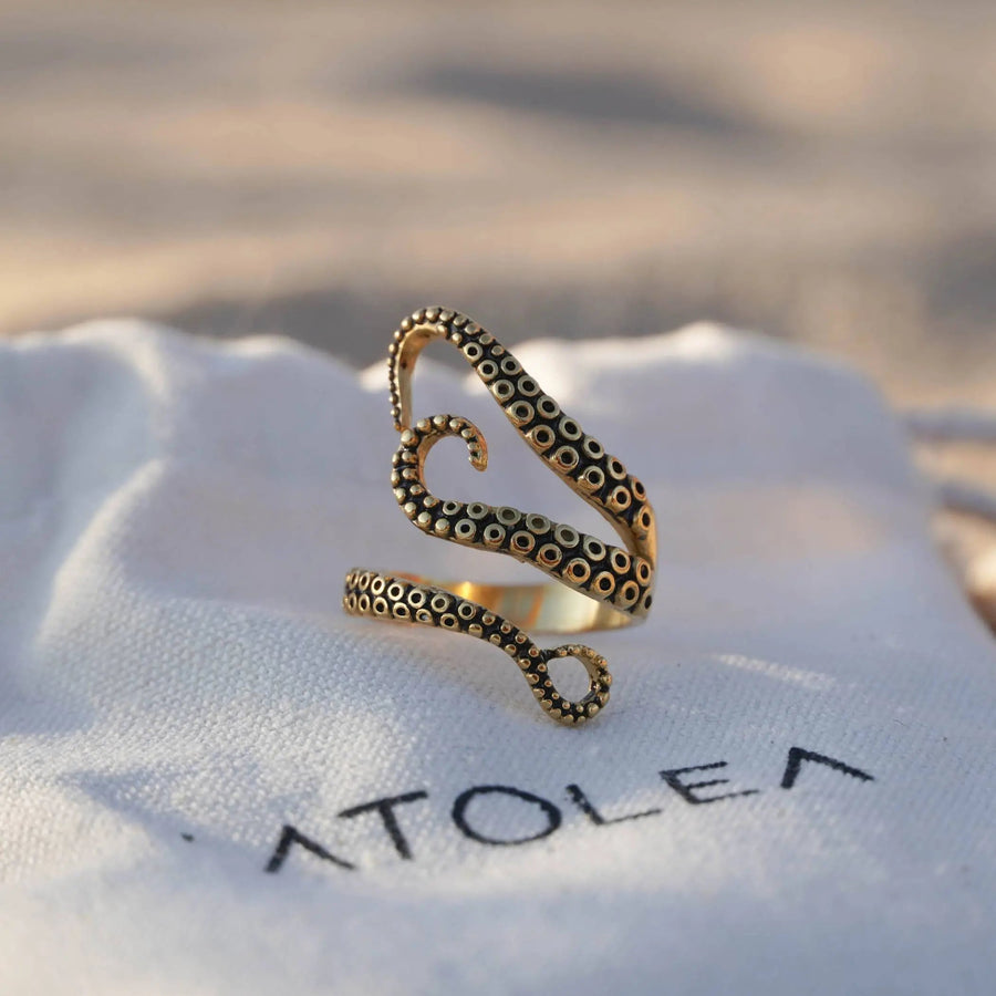 Oktopus-Ring Atolea Waterproof Jewelry