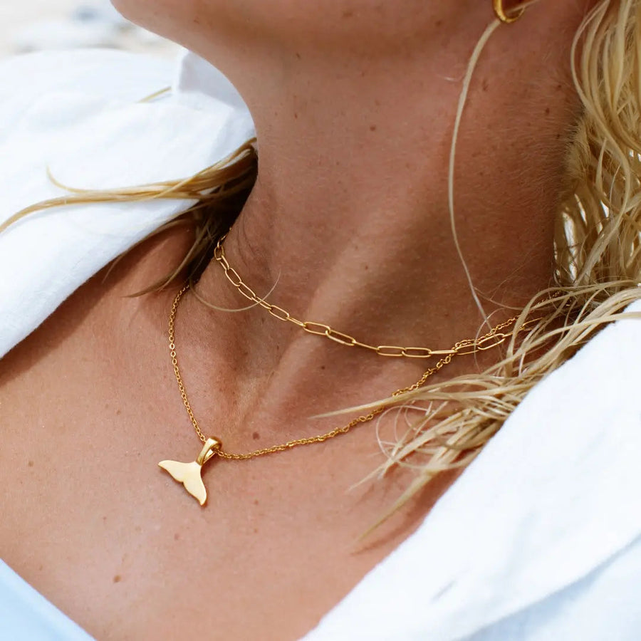 Cozumel" Papierclip-Halskette