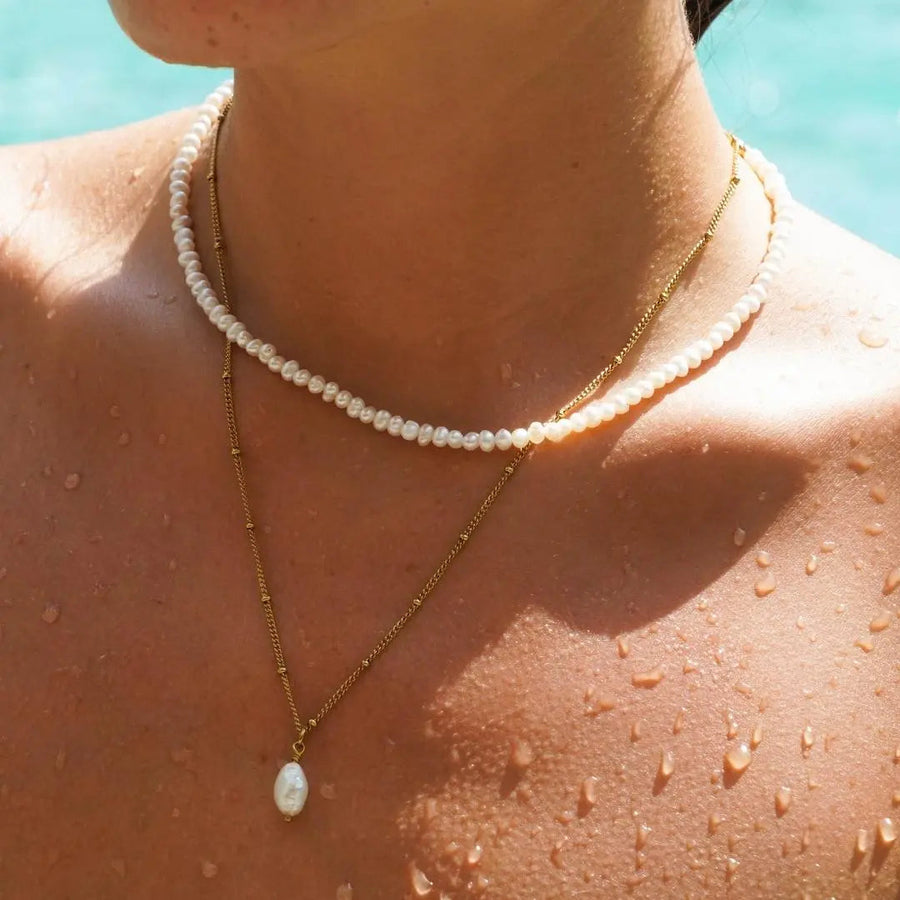 Mini Frischwasser-Perlen-Halsband