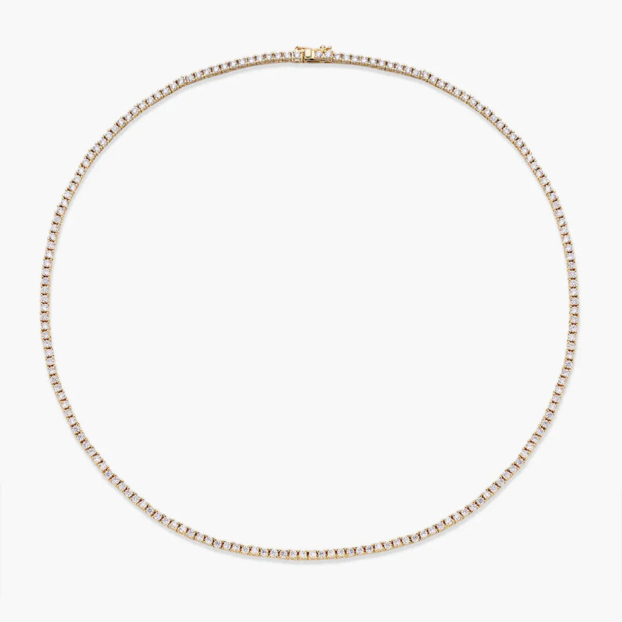 Kleine Tennis-Halskette (2mm) JW