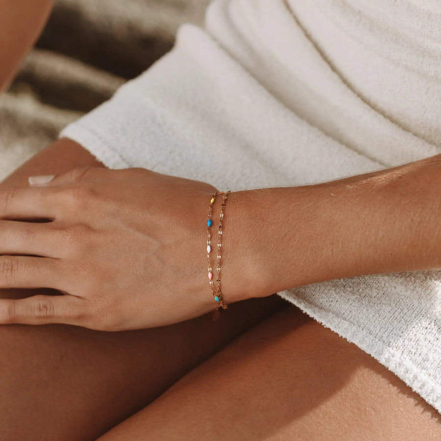 Regenbogen Zierliches Armband