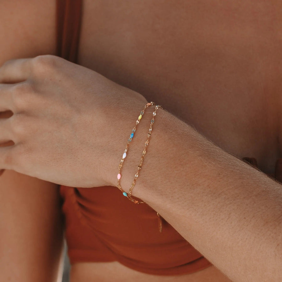 Regenbogen Zierliches Armband