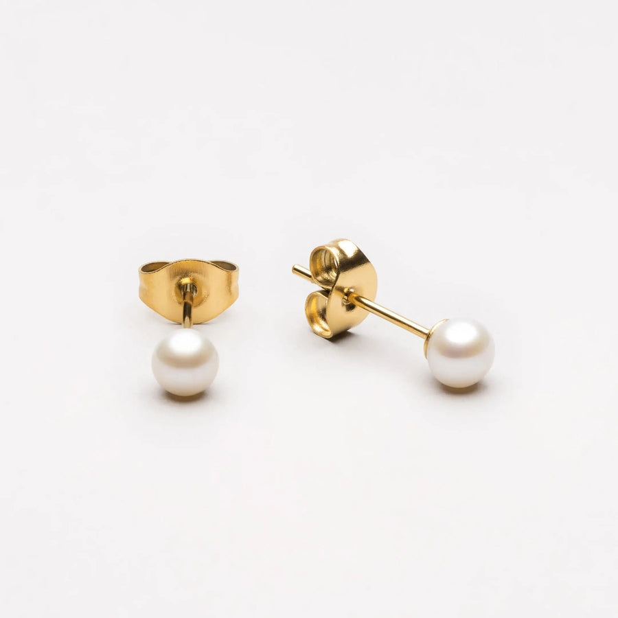 Perlen-Ohrringe mit Stecker